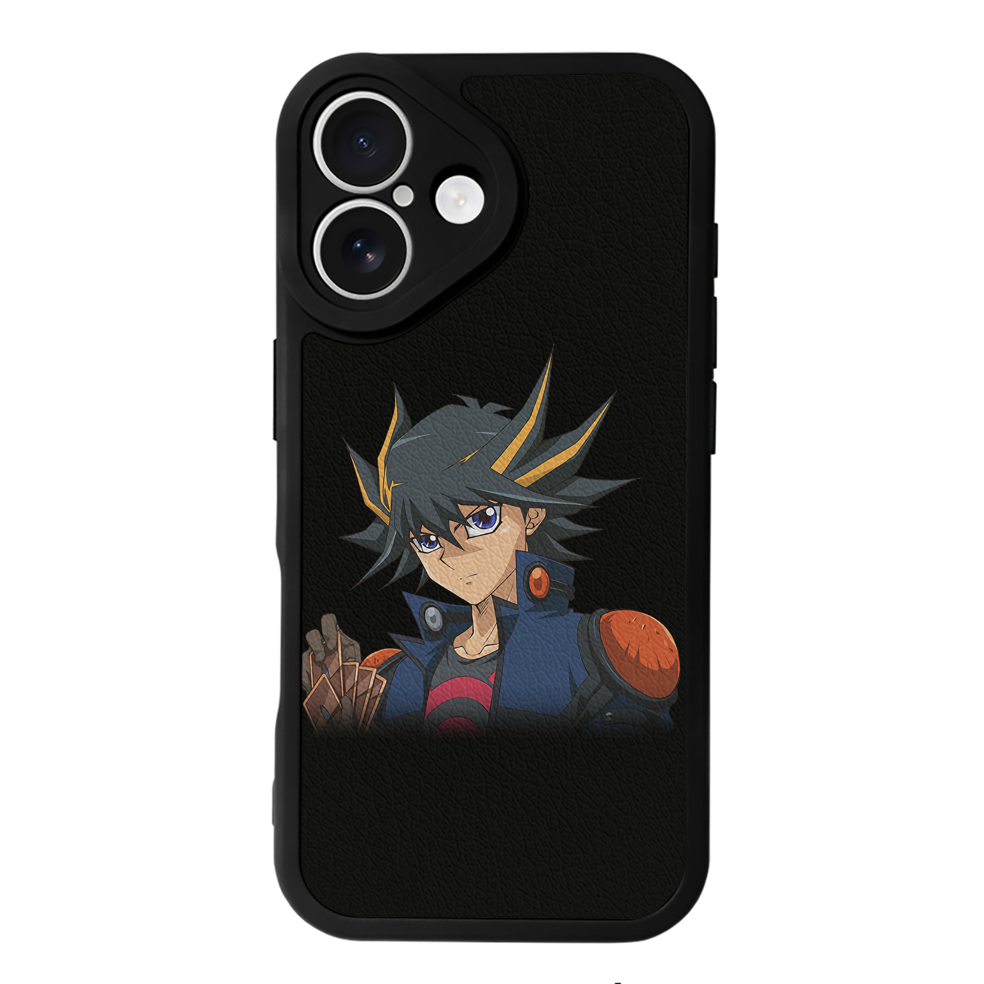 遊☆戯☆王 Yu-Gi-Oh! 【iPhone 16シリーズ対応】シリコンスマホケース（レザー調） 材質：シリコン